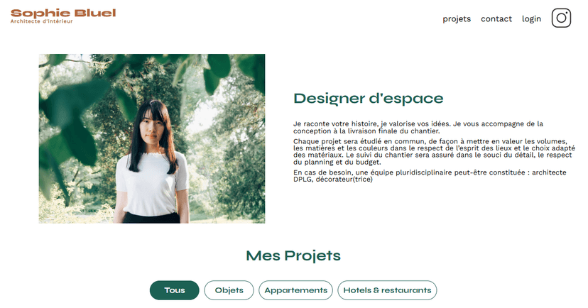 Portfolio Sophie Bluel